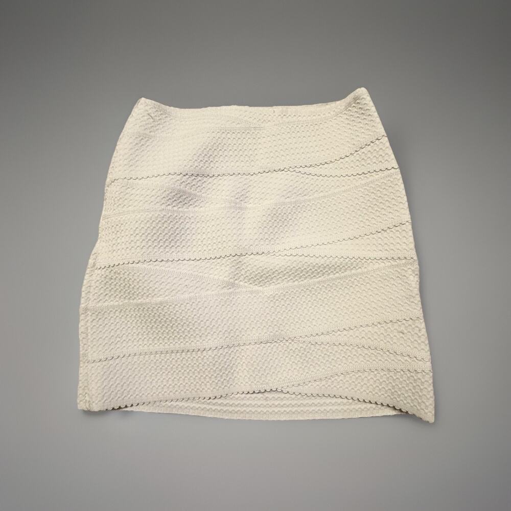 H & M Woman’s White Party Club Bodycon Mini skirt Cocktail Size S